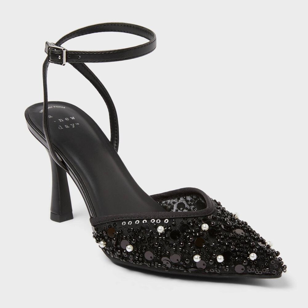 \A New Day Womens Ruth Heels Black 6.5 NWT